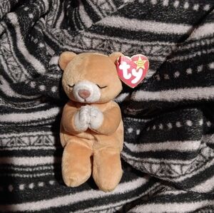 RARE retired 1999 Ty 4213 Hope Beanie Baby with all errors MINT CONDITION NEw